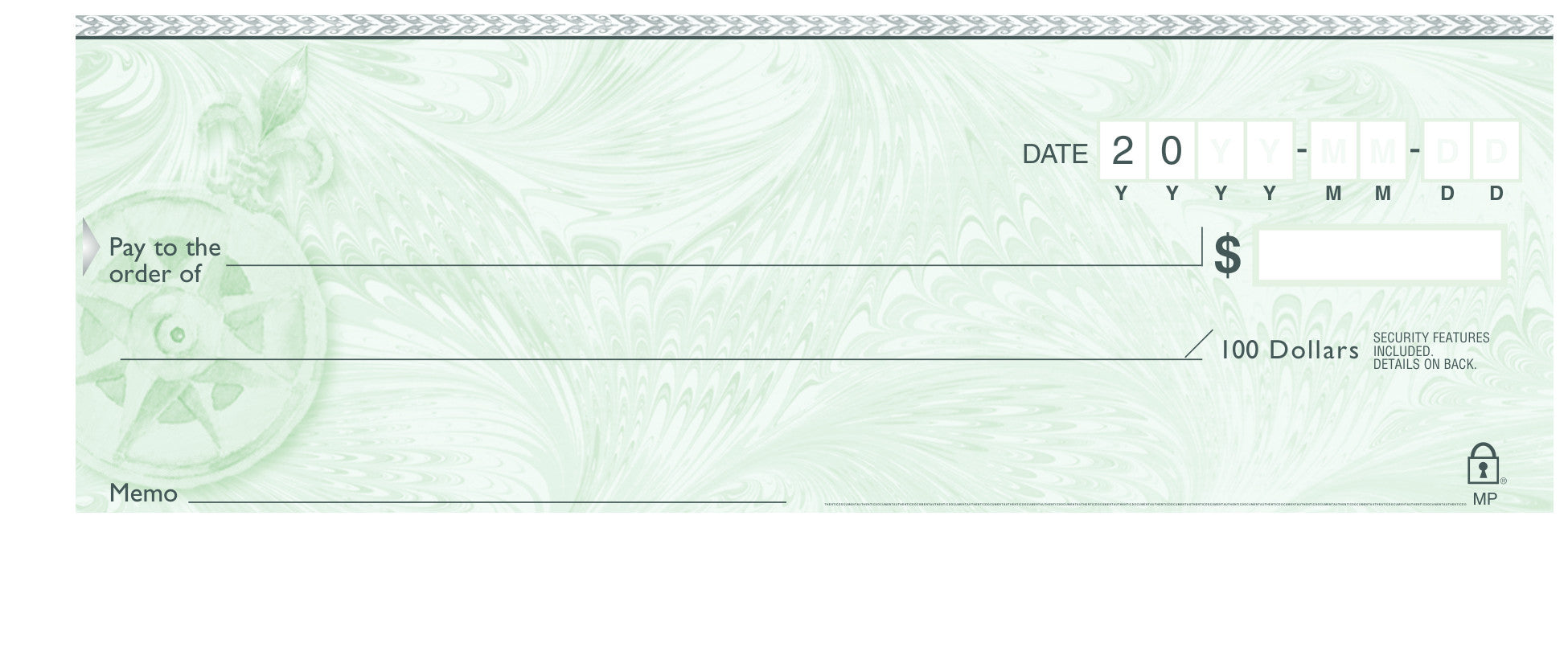 Small Cheque Personal Cheques – Secure Cheques