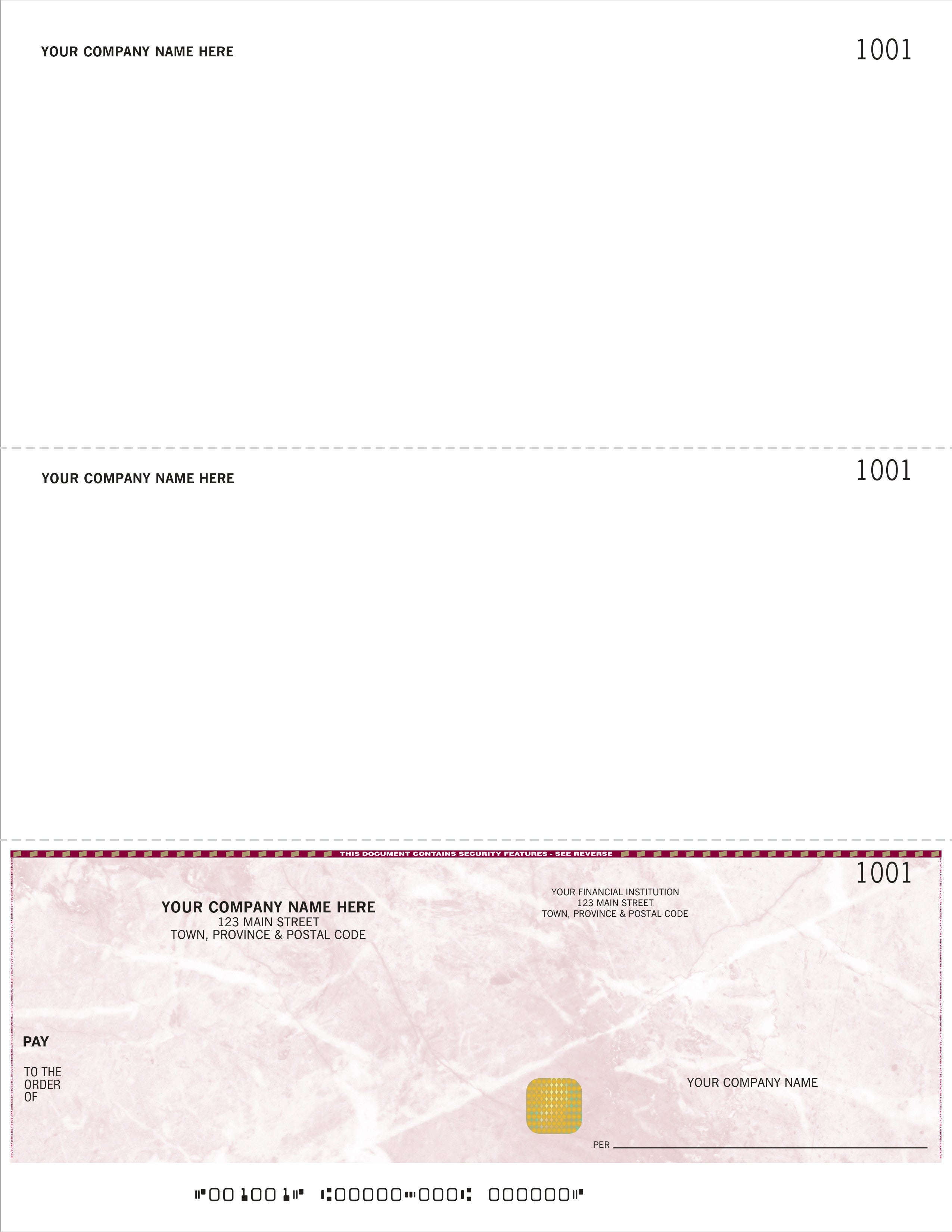 Computer Cheque Style Computer Cheques – Secure Cheques